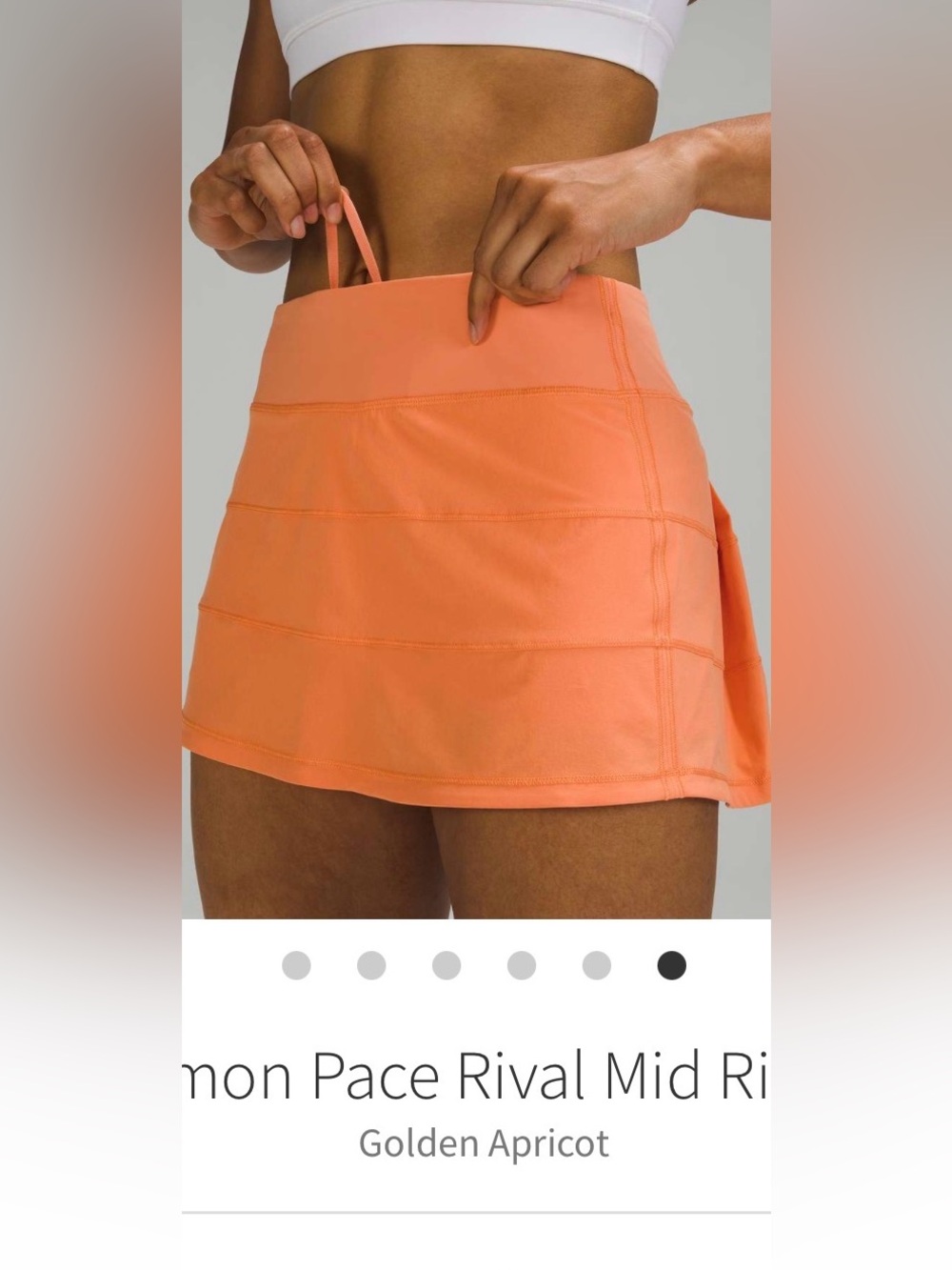 Lululemon Pace Rival Mid Rise Skirt - Picture 10 of 14